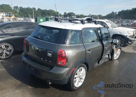 2013 Mini Countryman Cooper from USA, damaged, VIN WMWZB3C54DWM31662